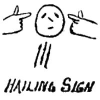 face, hands, finger, thumb, lines, circle, eyes